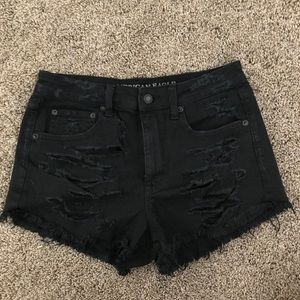 AE distressed festival shorties